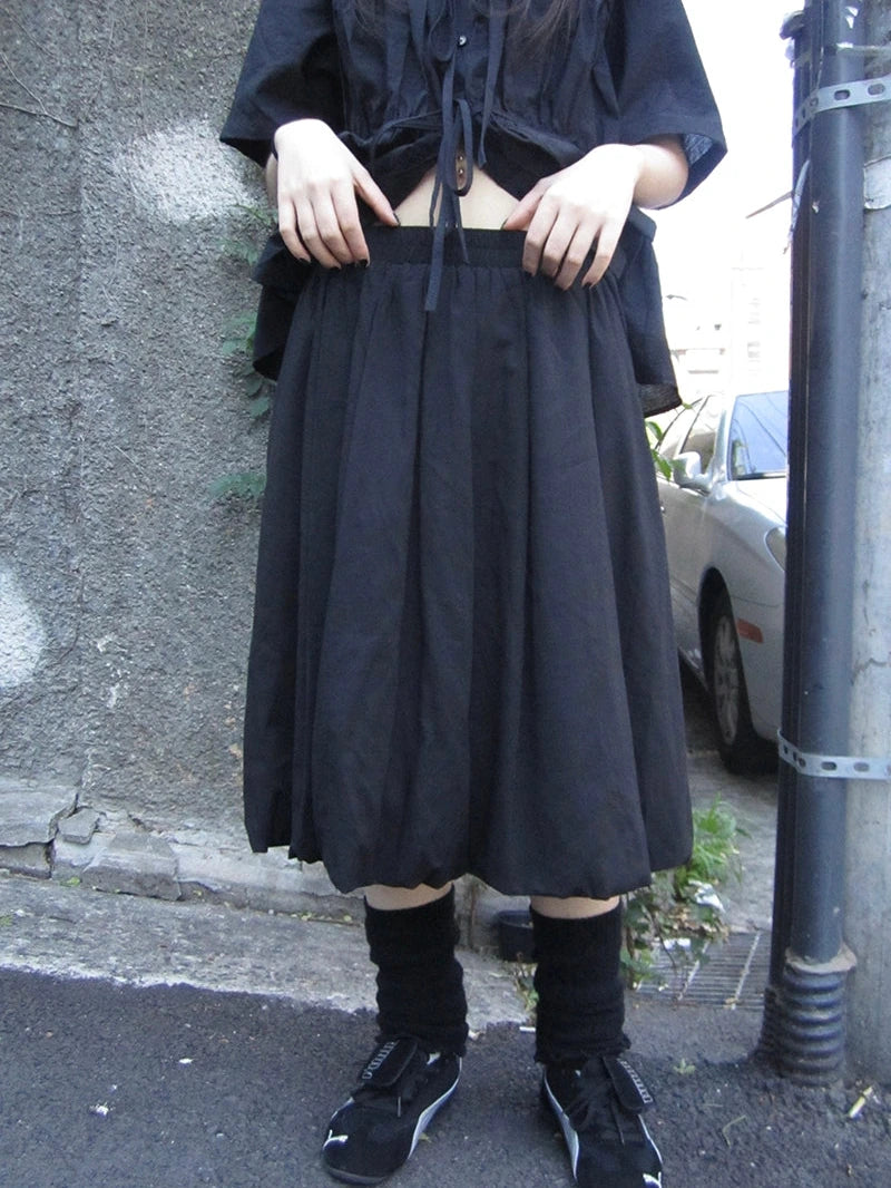 Vintage Lightweight Ruffle Bloom Skirt