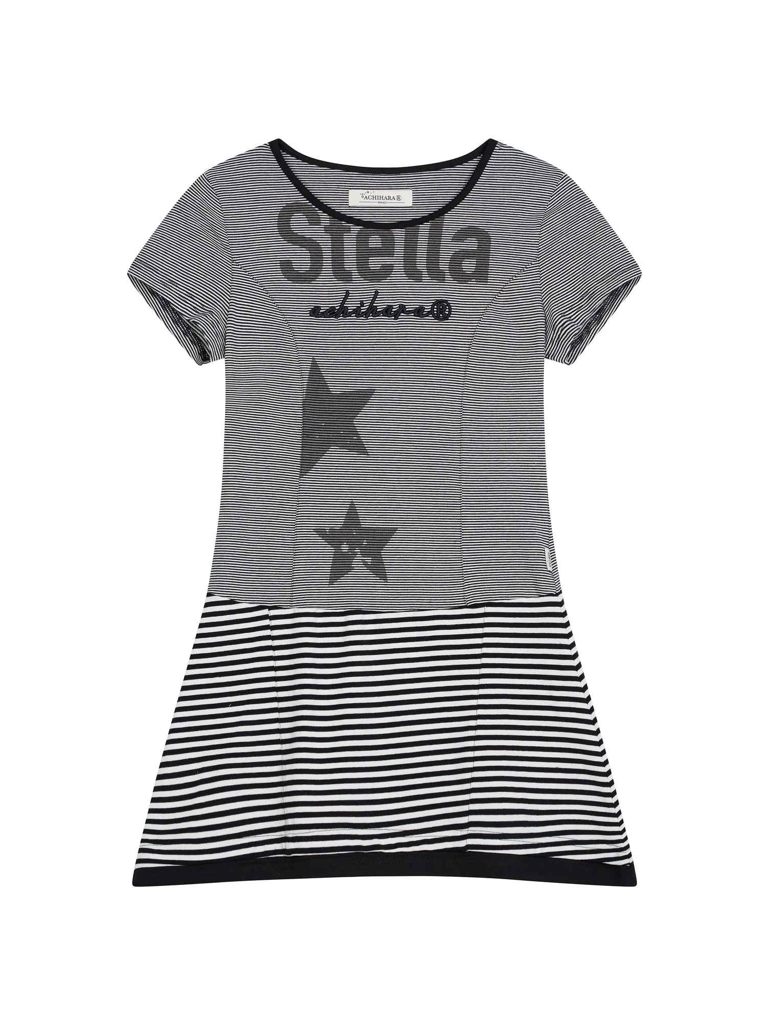 Stella Stolen Romance Short Sleeve Striped Dress