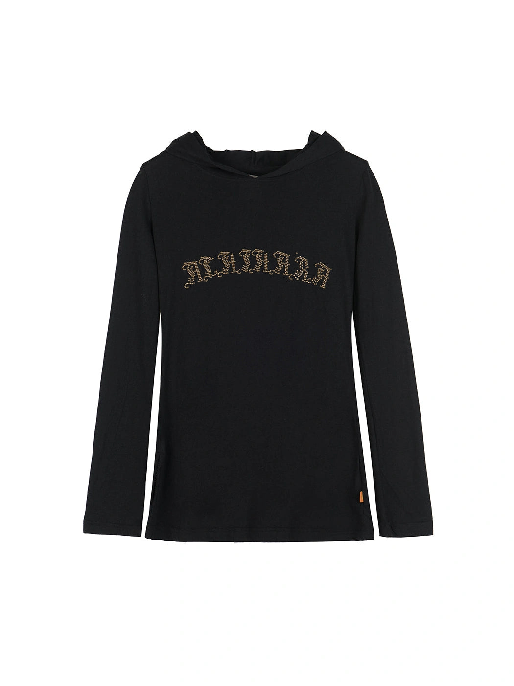 Summer Cool Long Sleeve Hooded Split Hem T Shirt