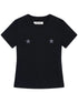 Sleepless Stars Embroidered Tee