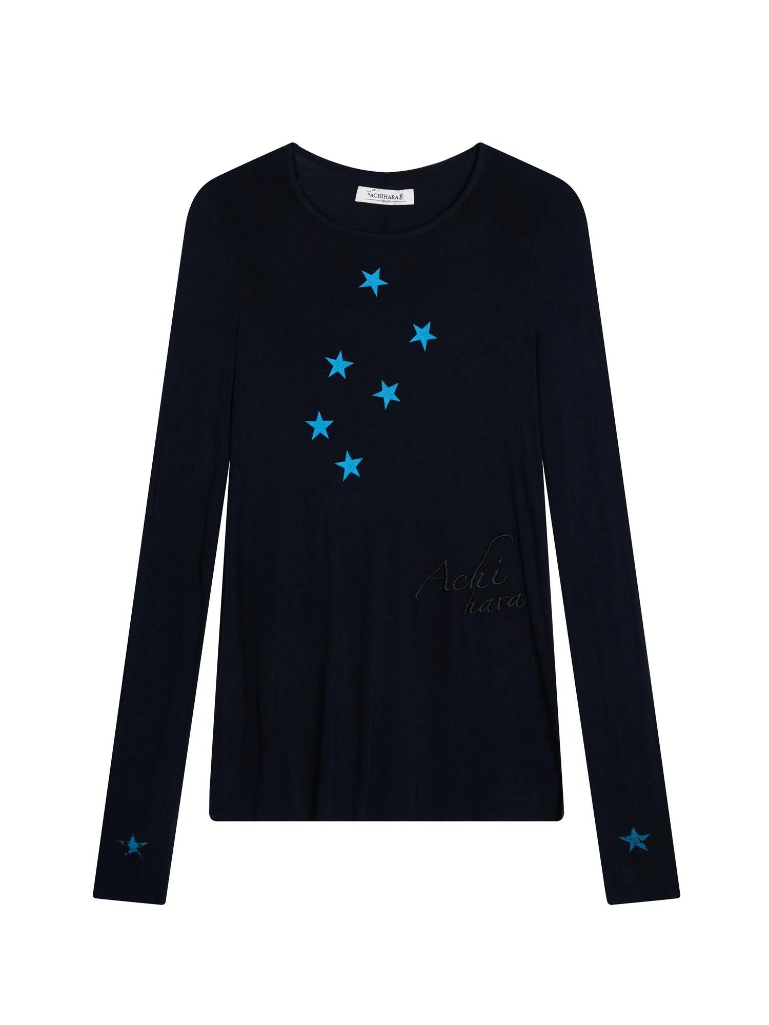 Starry Sunscreen Print Knit Tee