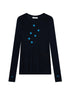 Starry Sunscreen Print Knit Tee