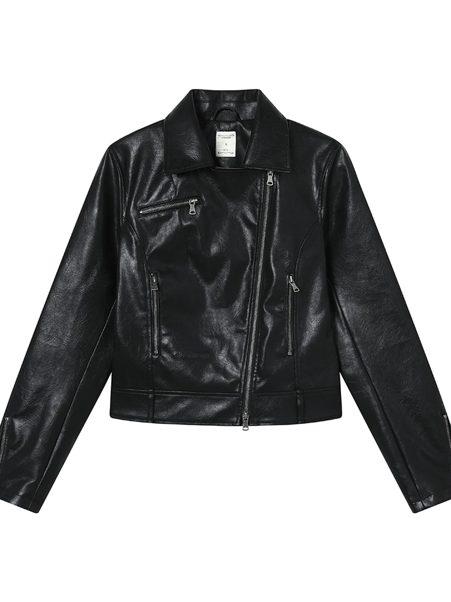 Minnie S Vintage Pu Leather Jacket