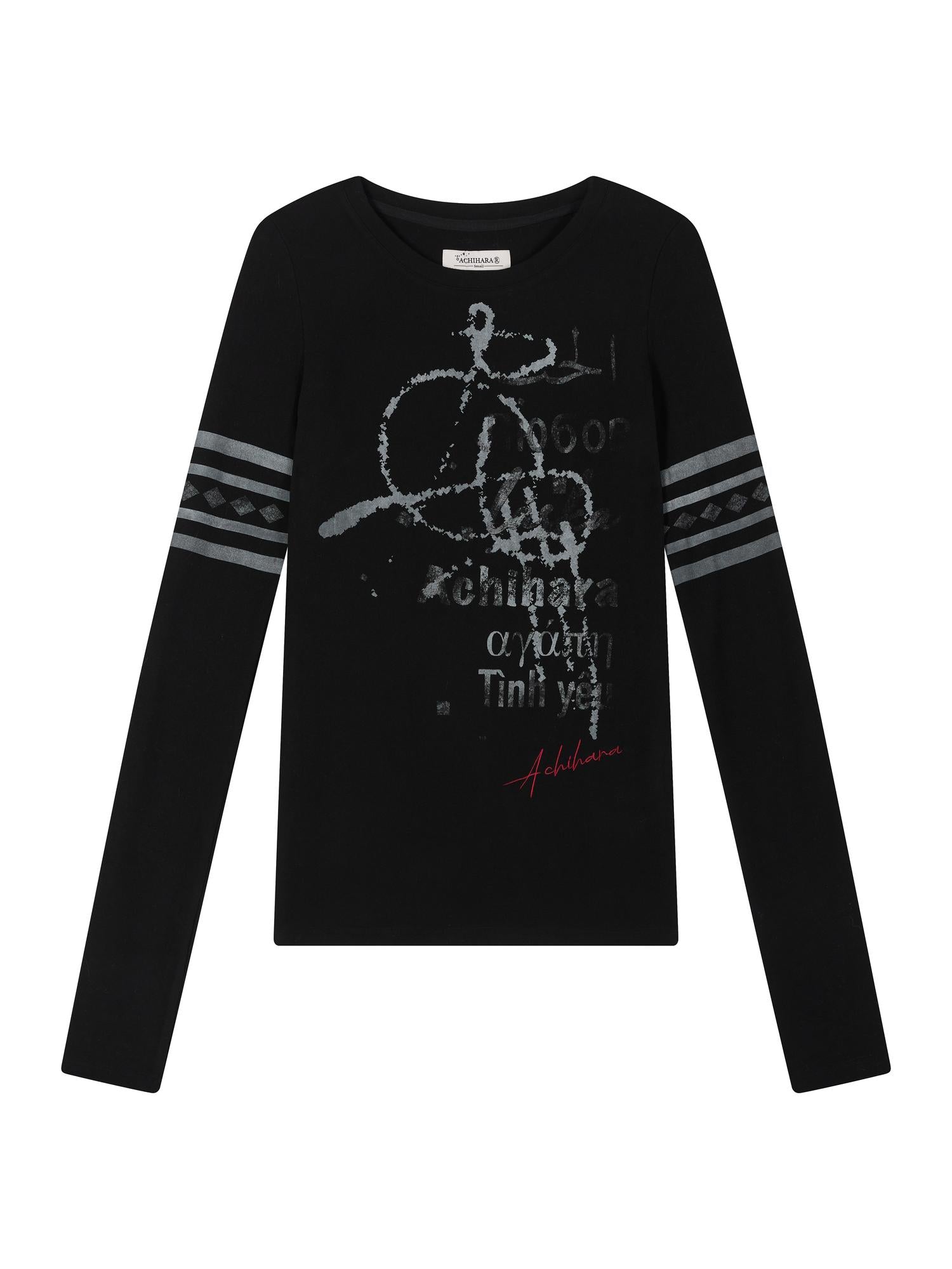 Achihara Spring Foolish Love God Long Sleeve Tee