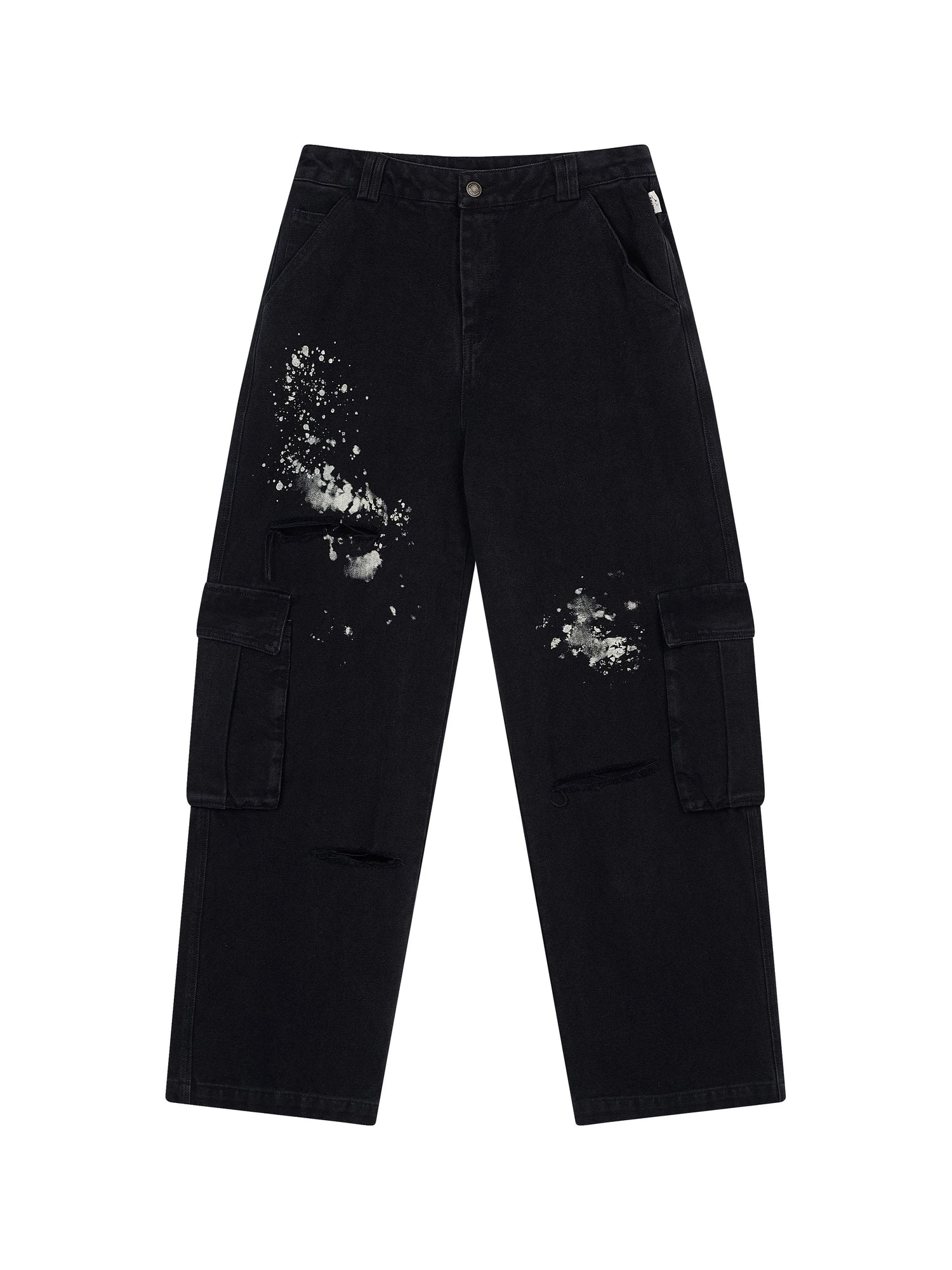 Faded Ink Canvas Cargo Pants
