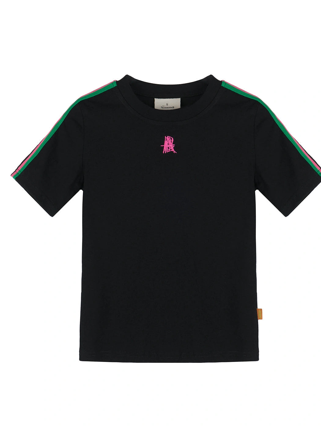 Colorful Cowhide Candy Two Tone Short Sleeve Tee