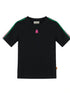 Colorful Cowhide Candy Two Tone Short Sleeve Tee