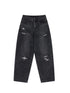 Carbon Jeans 2025 New Wide Leg Distressed Stacked Denim Pants