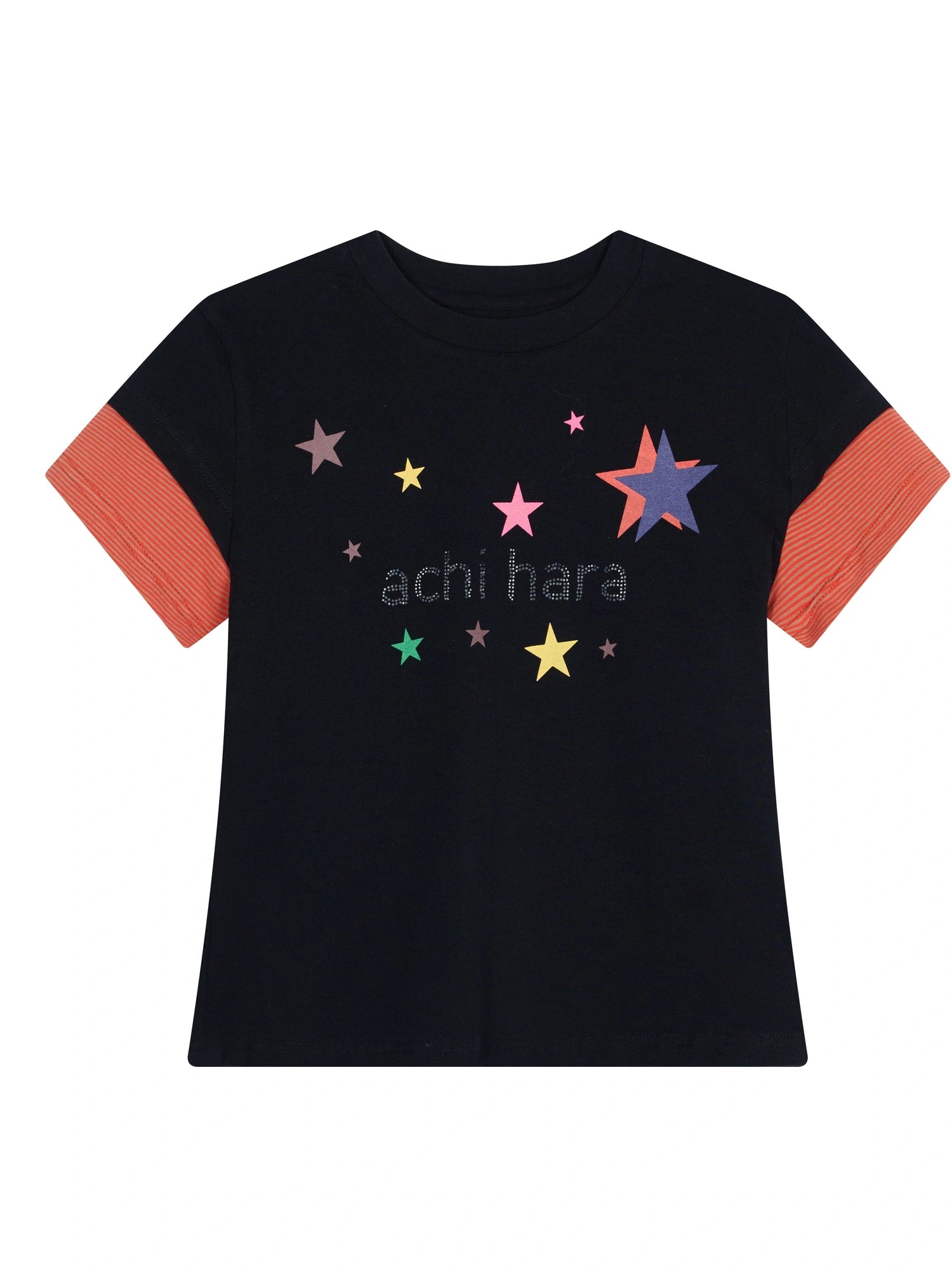 Jumping Sugar Starry Tee V Neck T Shirt Long Sleeve