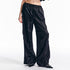 ALINNV STUDIO Low Rise Relaxed Trousers with Elastic Waist