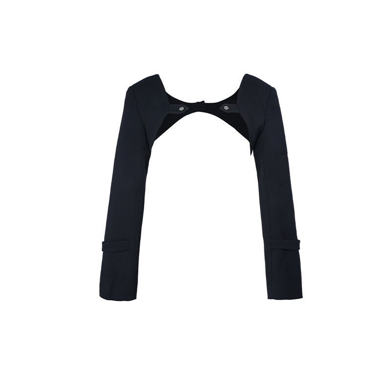 NN NORTH NODE Deconstructable Twin Flame Suit Set V-neck T-shirt Long Sleeve