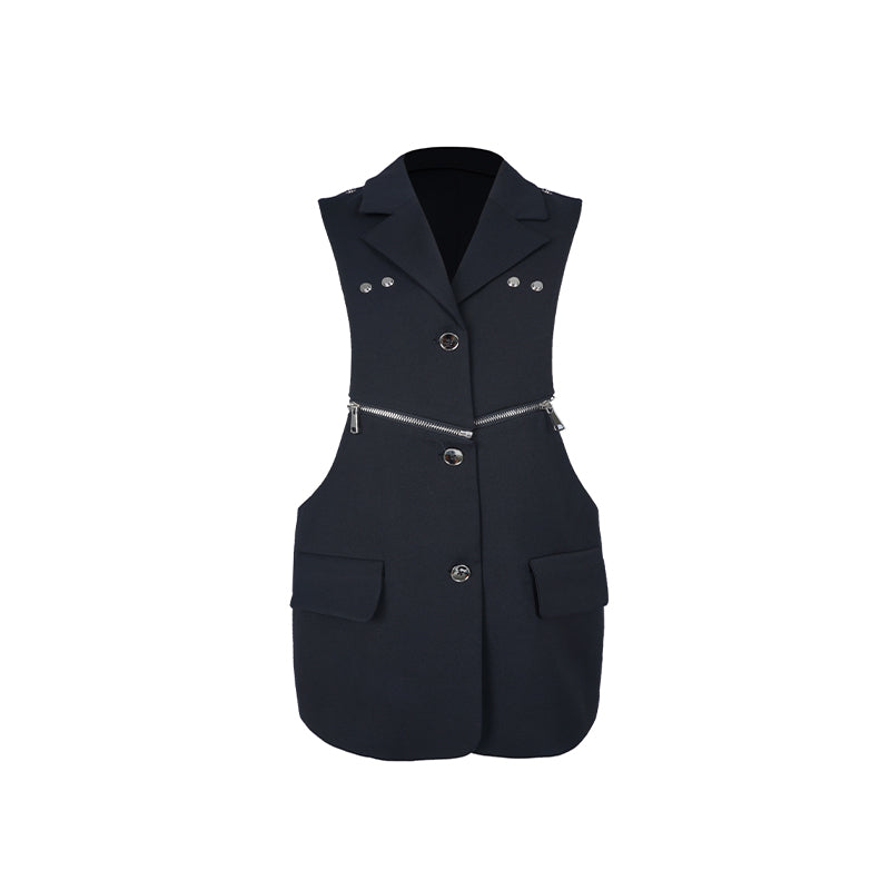 NN NORTH NODE Deconstructable Twin Flame Suit Set V-neck T-shirt Long Sleeve