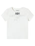 Explosion Color Block Ribbed Lettering Tee