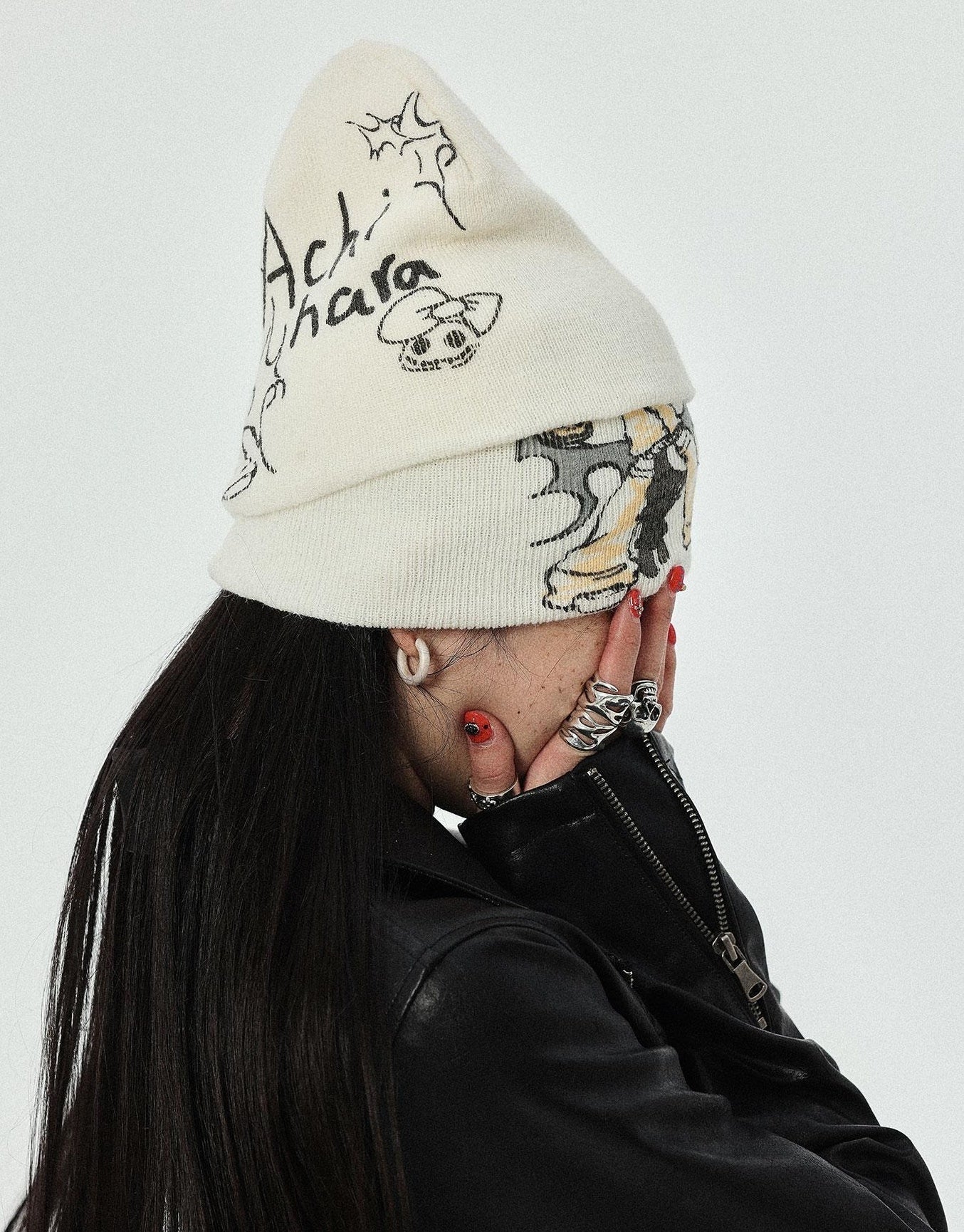 Achihara Bloom Bloom Dual Persona Beanie