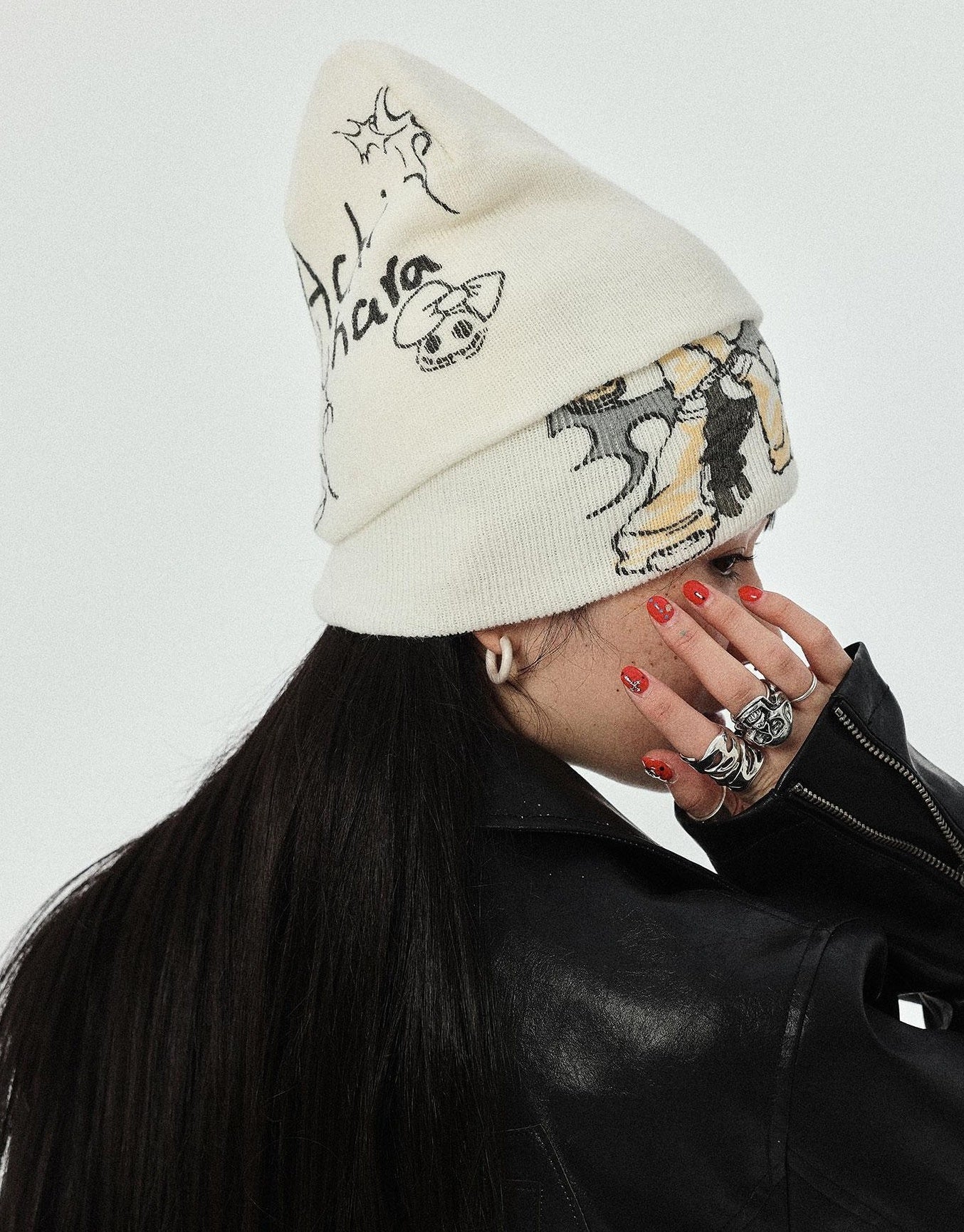 Achihara Bloom Bloom Dual Persona Beanie