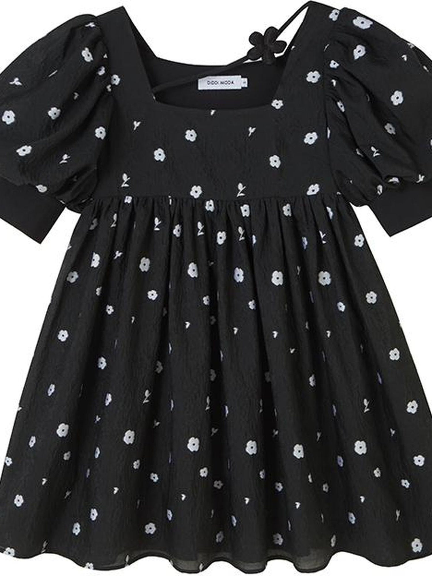 DIDDI MODA Blossom Sleeve Floral Tie Princess Dress