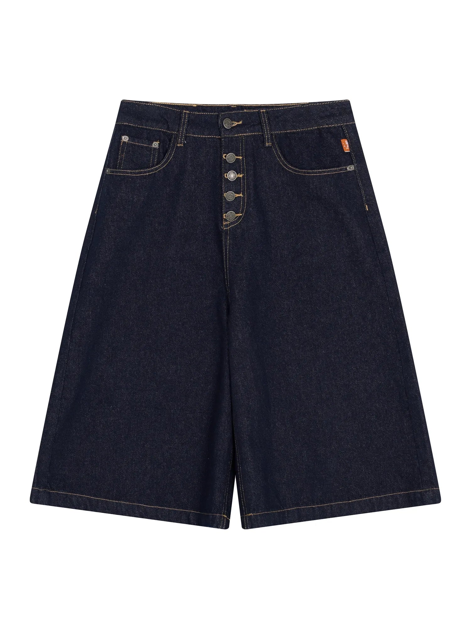 Street Inspired Cropped Wide Leg Jeans