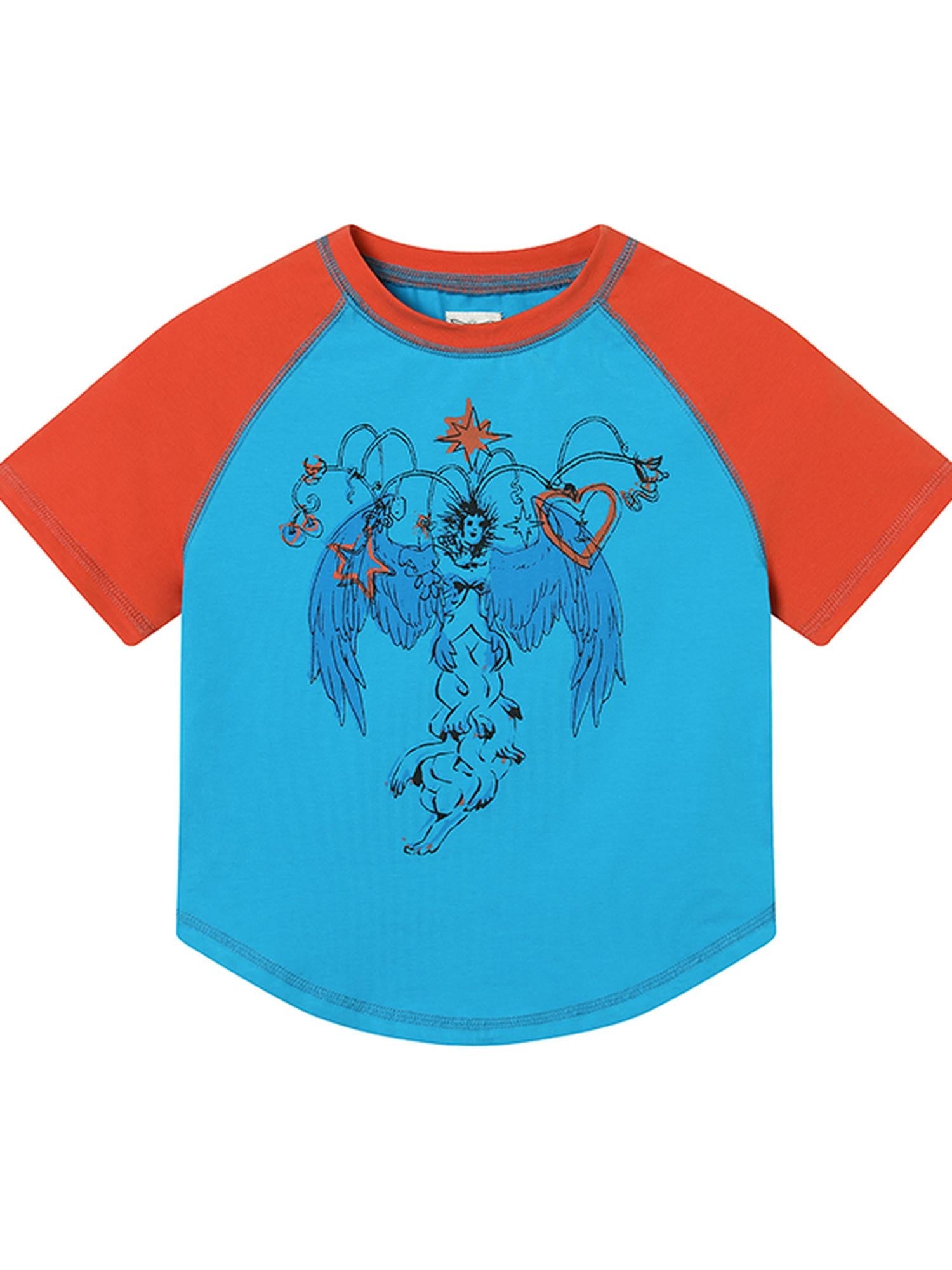 Achihara Icarus Sleeve Tee Sun Sea Colorblock