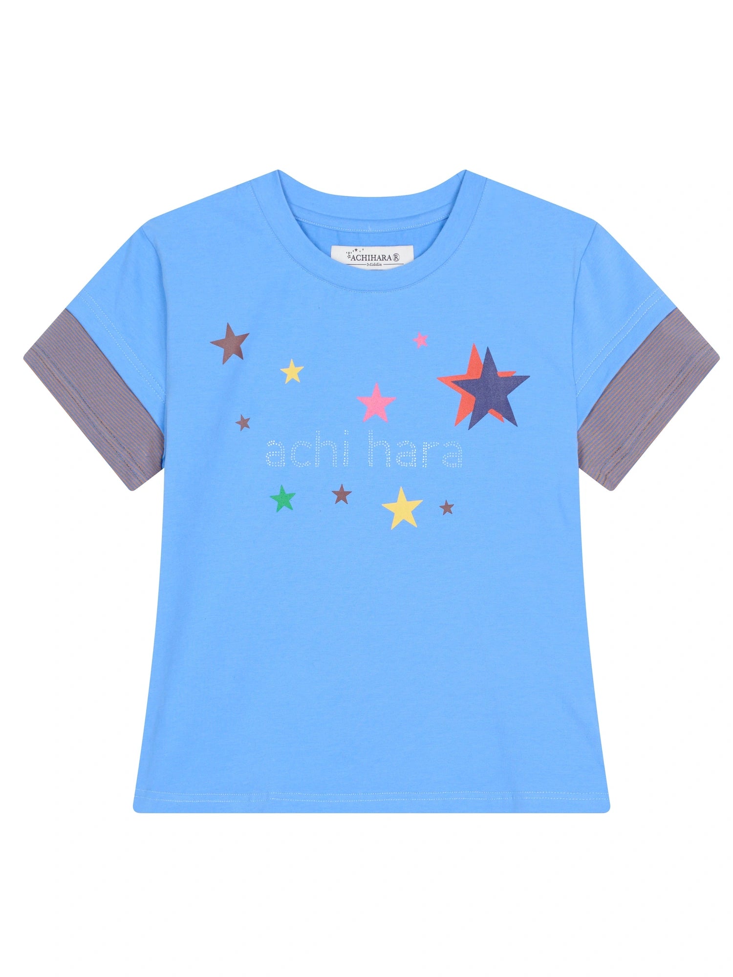 Jumping Sugar Starry Tee V Neck T Shirt Long Sleeve