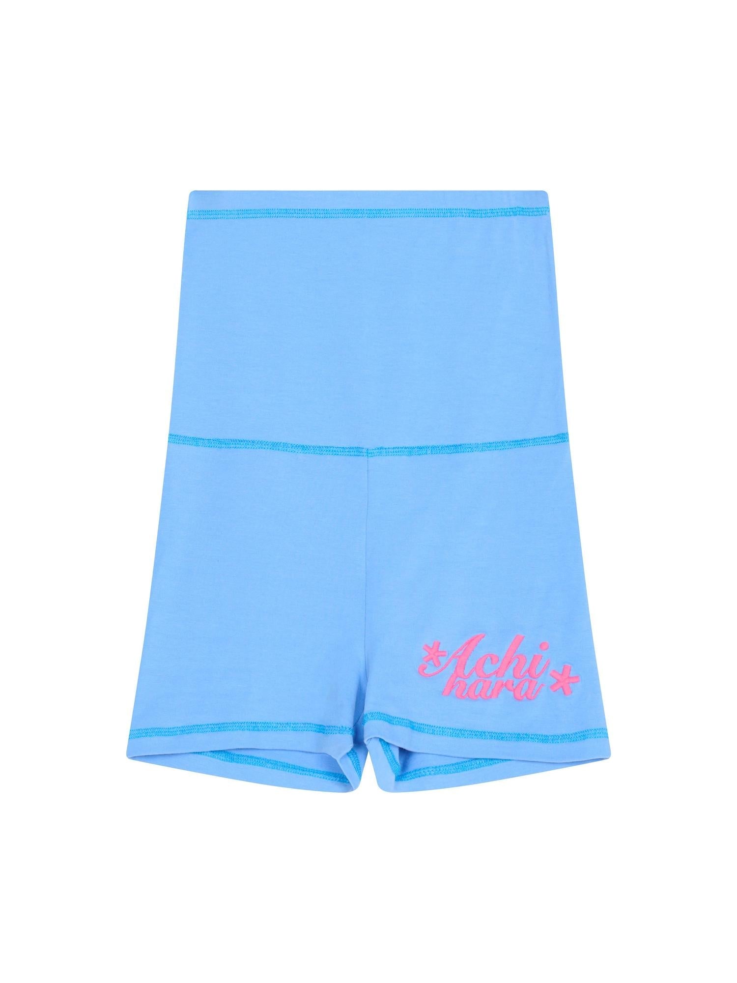 Achihara Brittany Soft Cotton Knit High Waisted Shorts