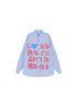 Cotton Stripes Floral Print Women&