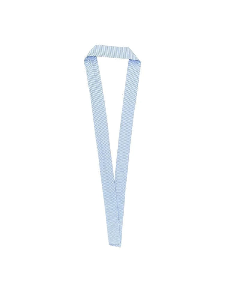 Blue Striped Scarf For Fall Winter Neck Warmer Accessories