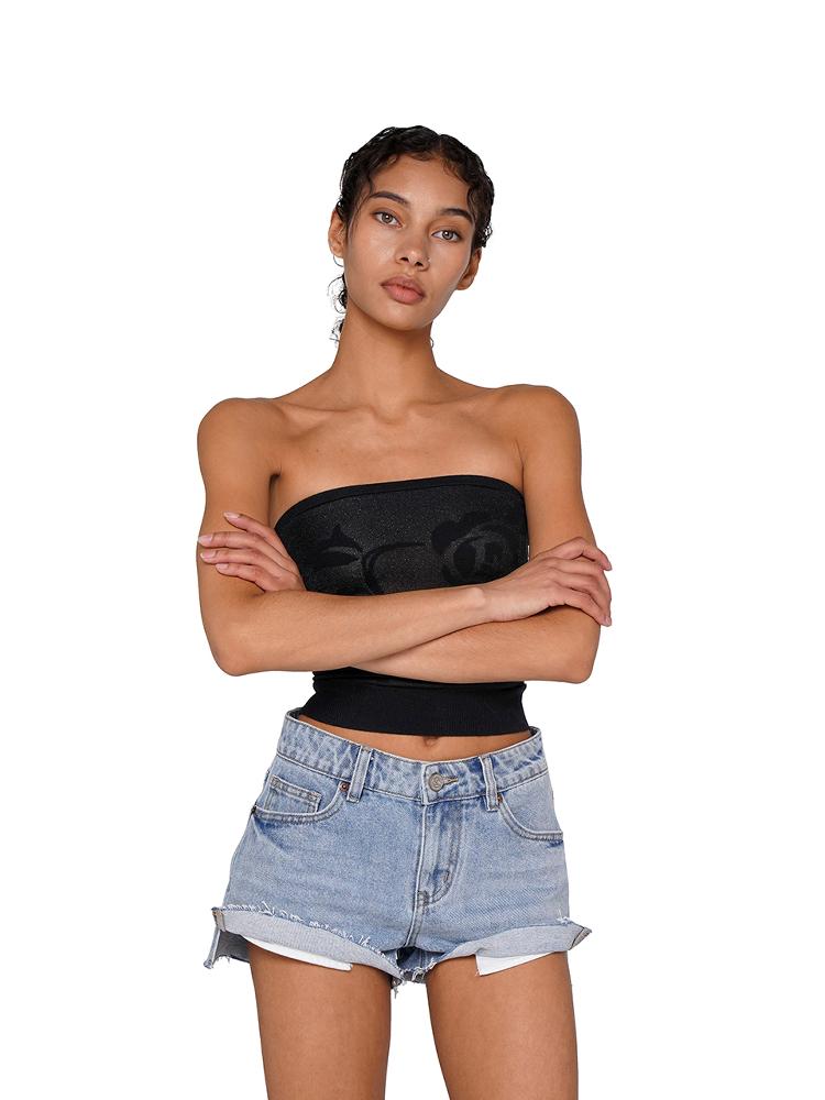 SweetChilling Blue White Washed Denim Shorts Hotpants For Women Summer Spring