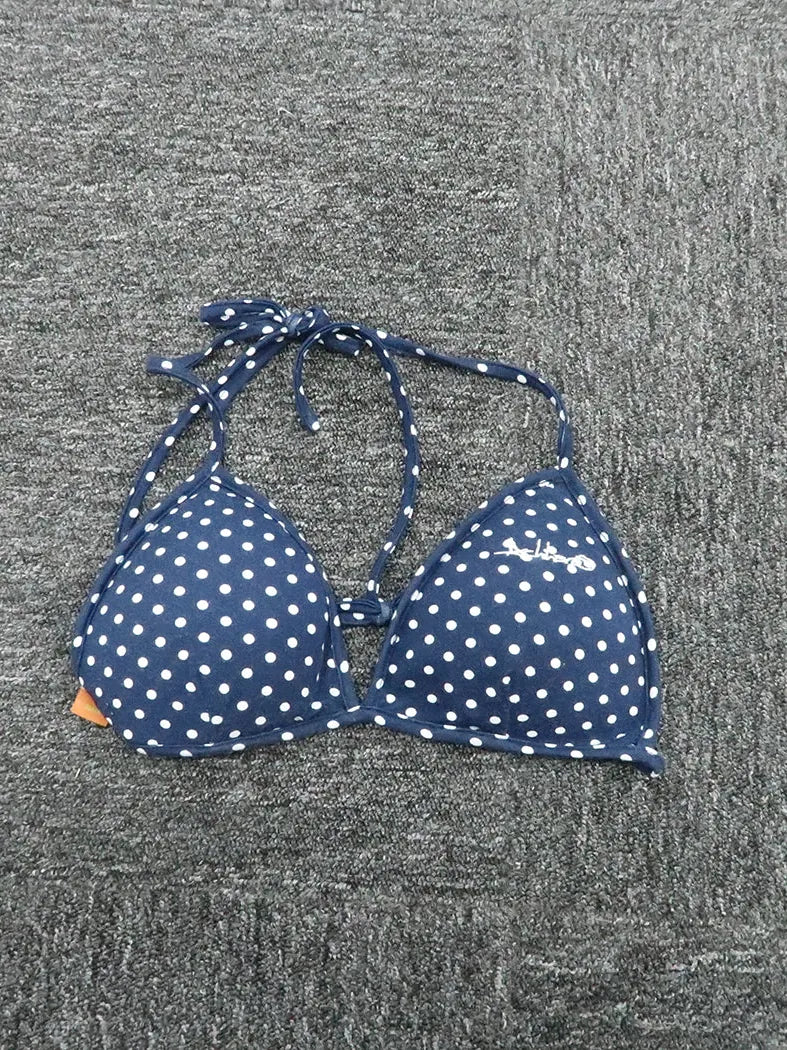 Strappy Dot Bustier Top For Summer