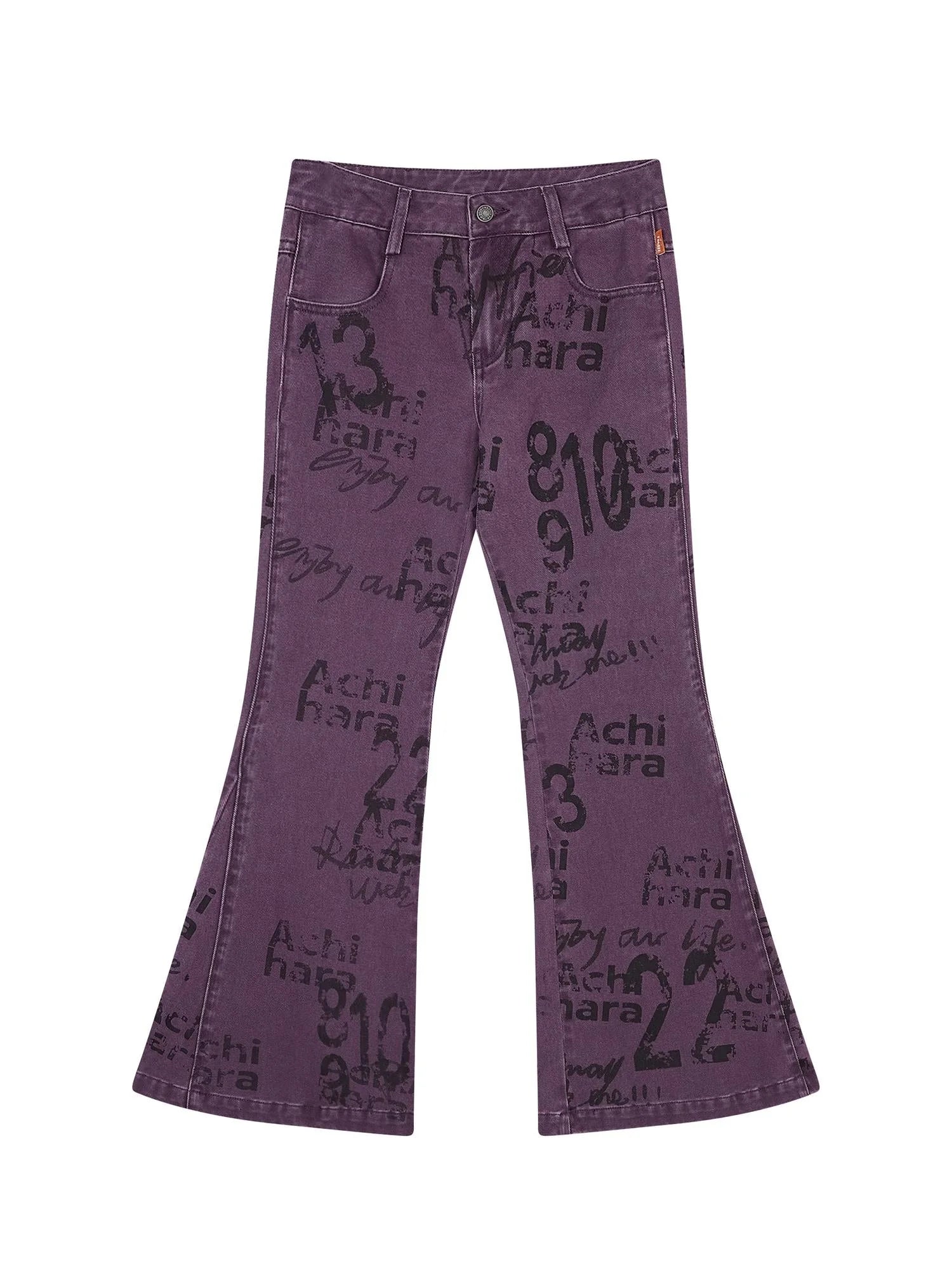 Blueberry Flare Denim Pants