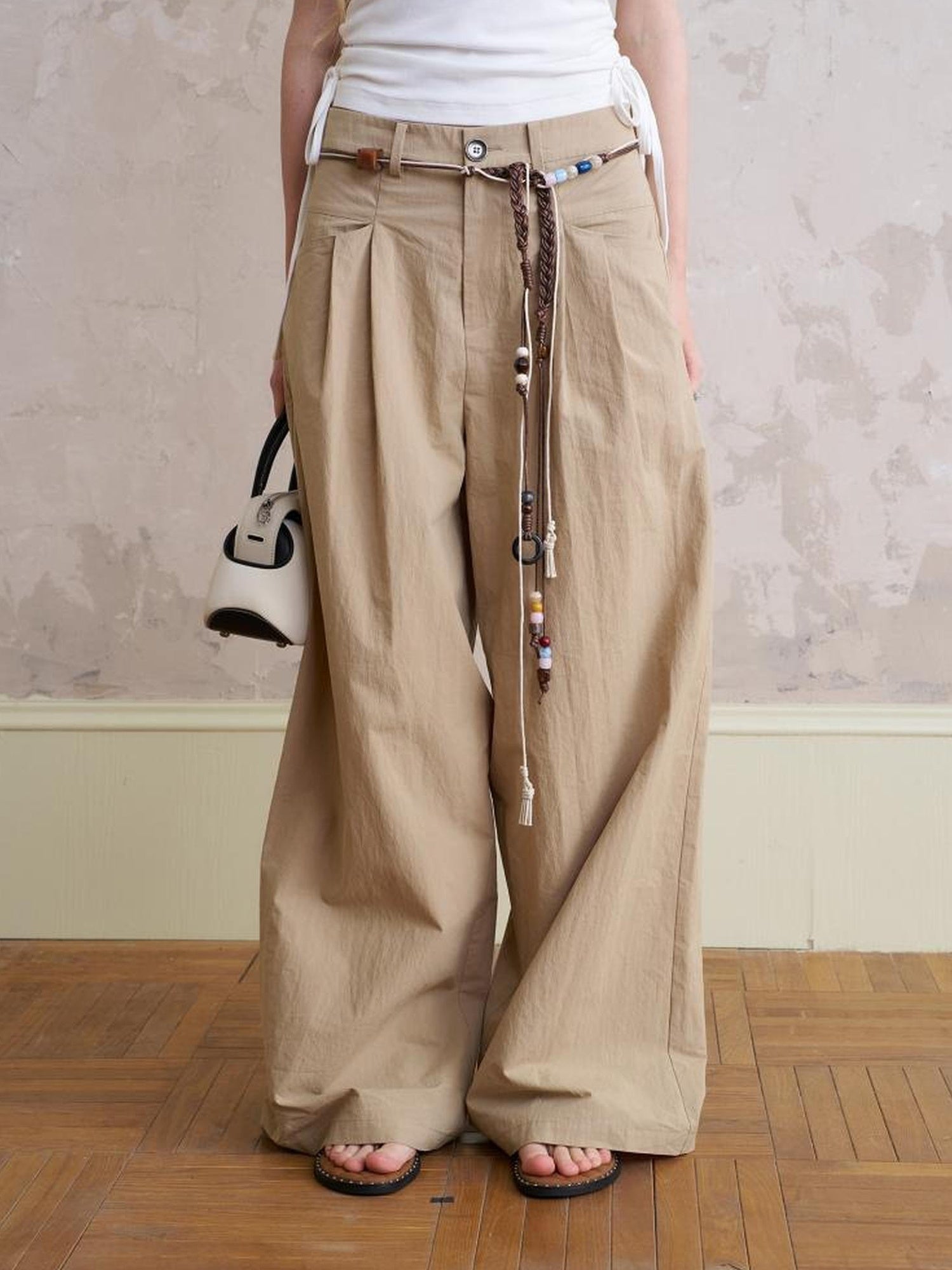 DIDDI MODA Bohemian Beaded Waist Rope With Tassel