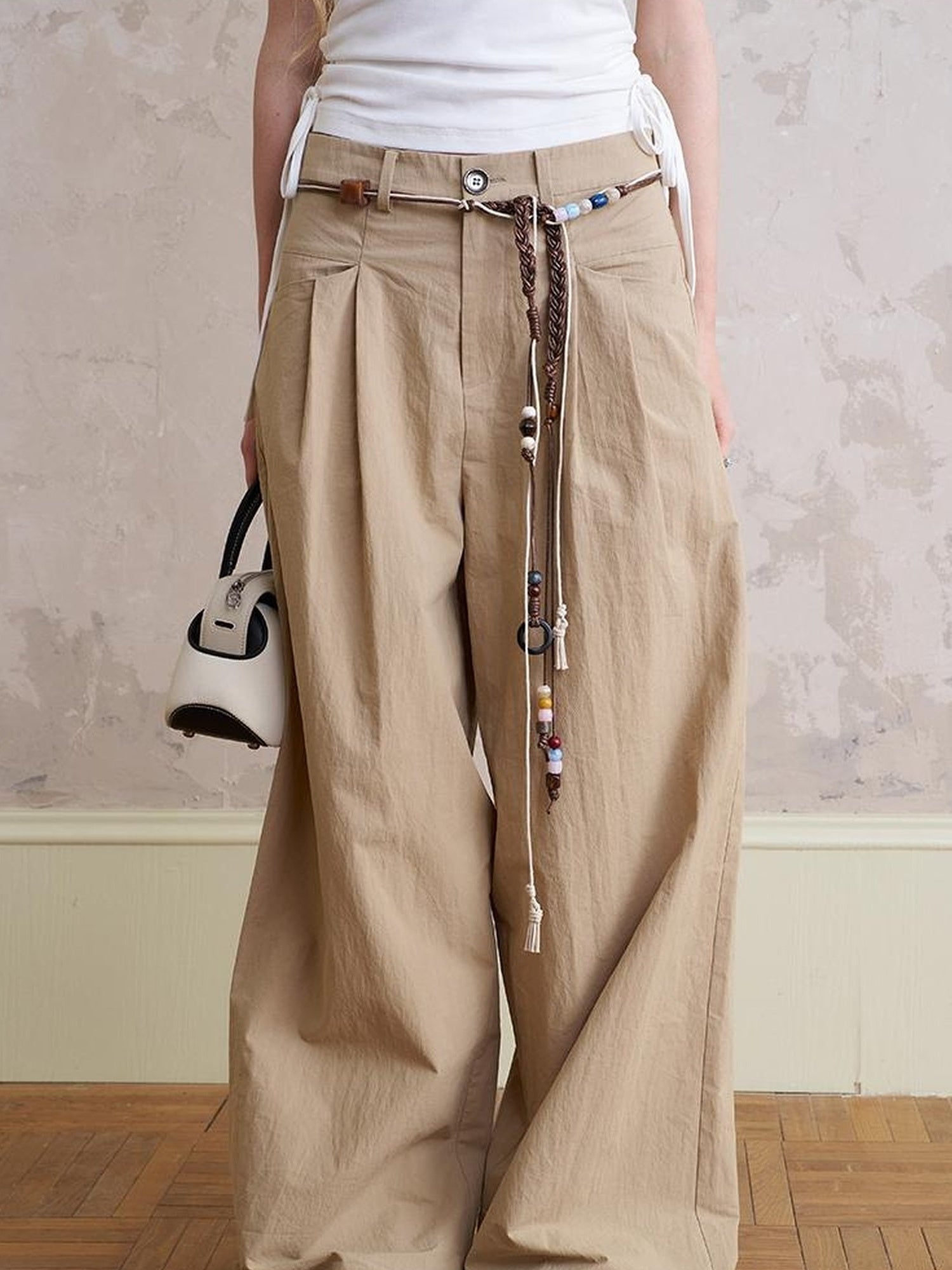 DIDDI MODA Bohemian Beaded Waist Rope With Tassel