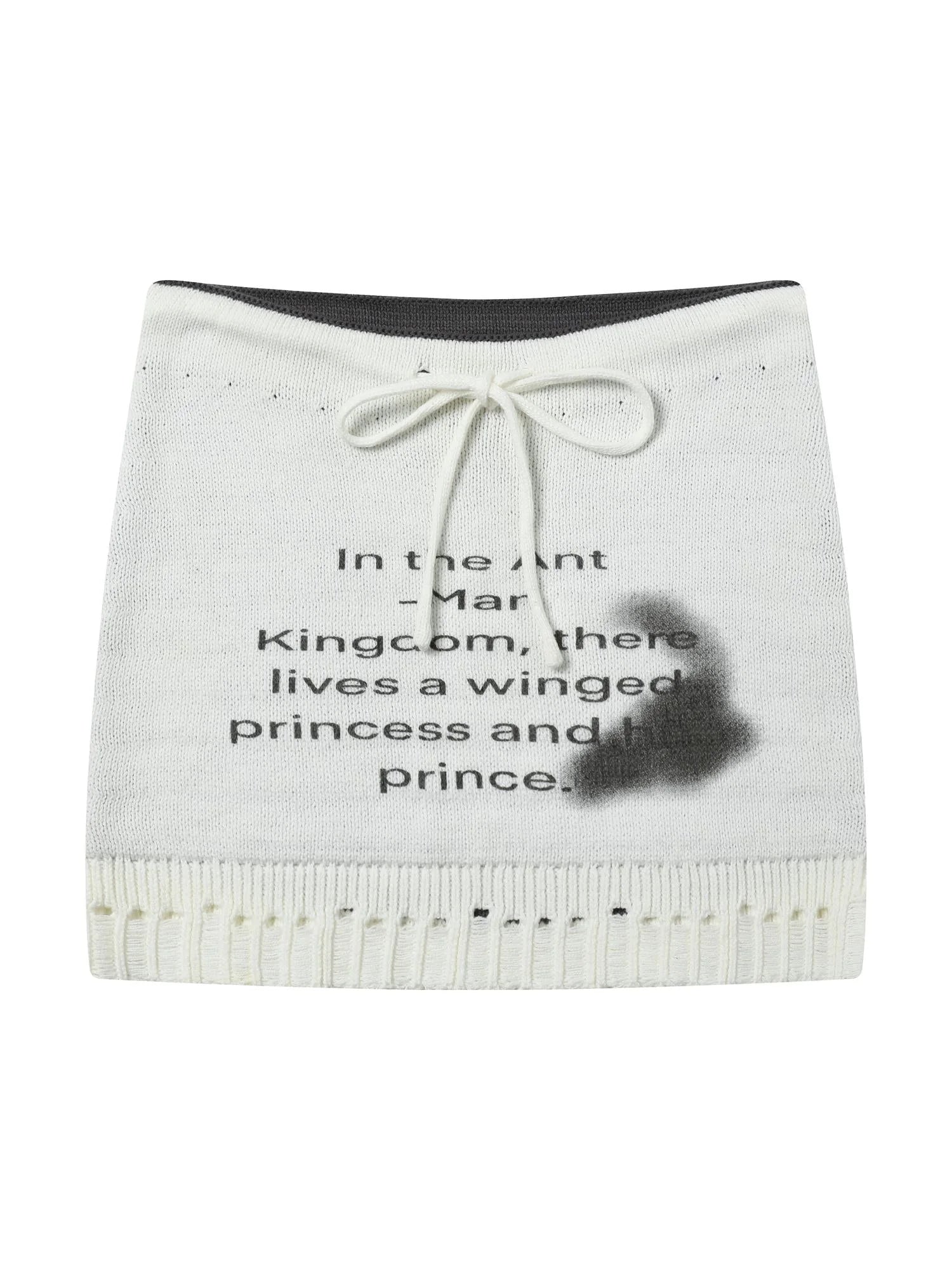 Breathable Knit A-Line Skirt