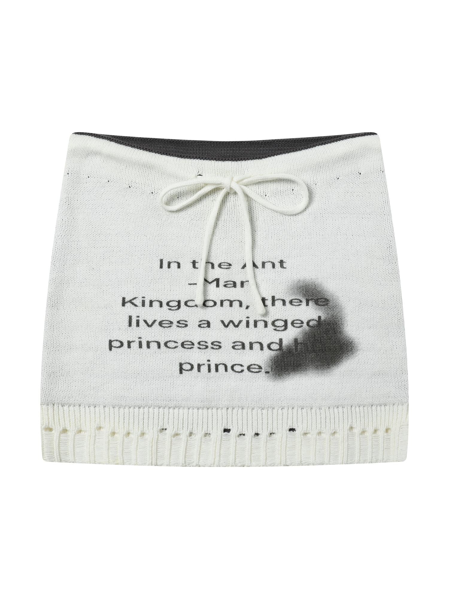 Achihara Breathable Knit A-Line Skirt