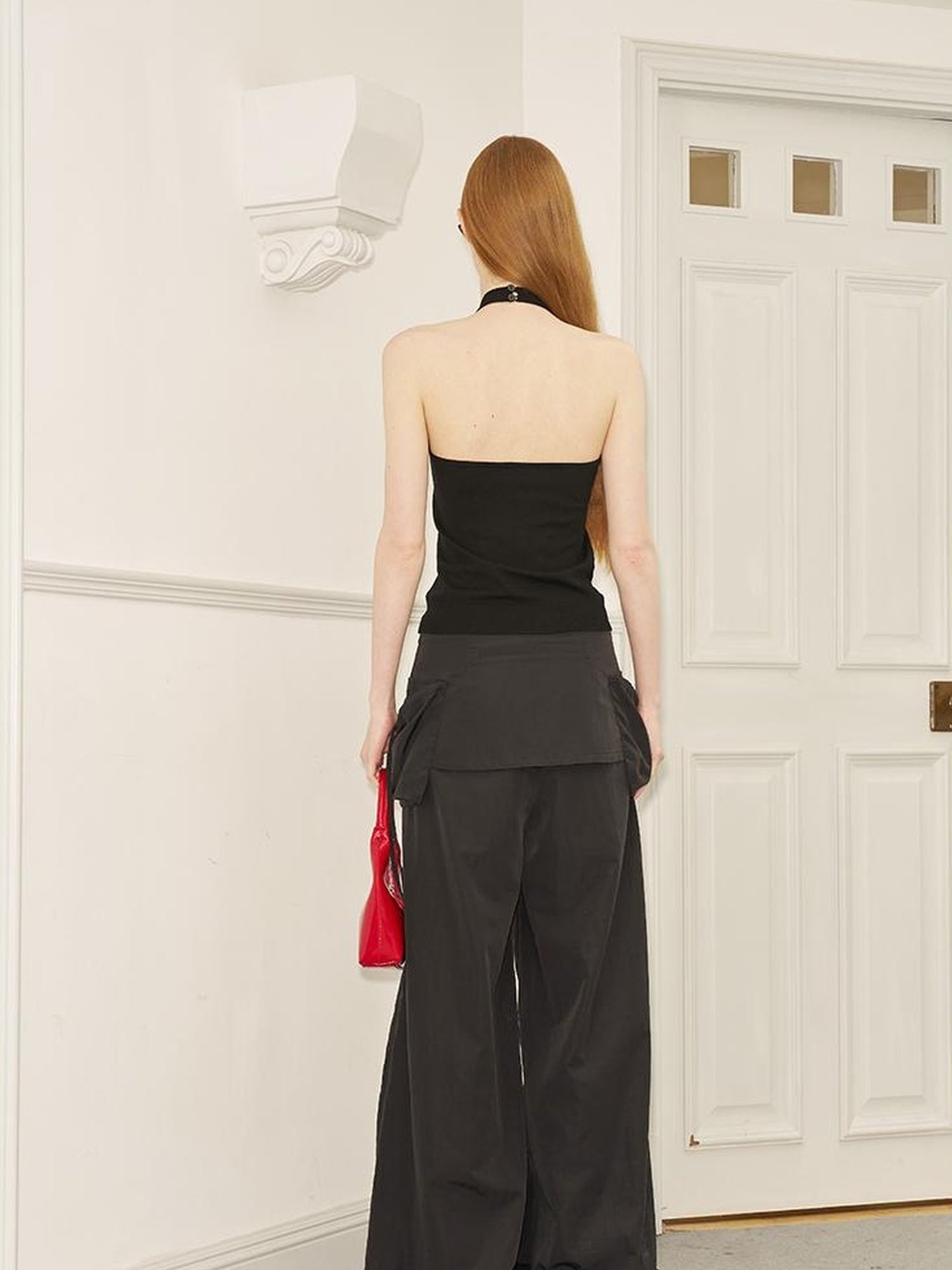 DIDDI MODA Bow Dot Letter Sleeveless Layered Vest Top