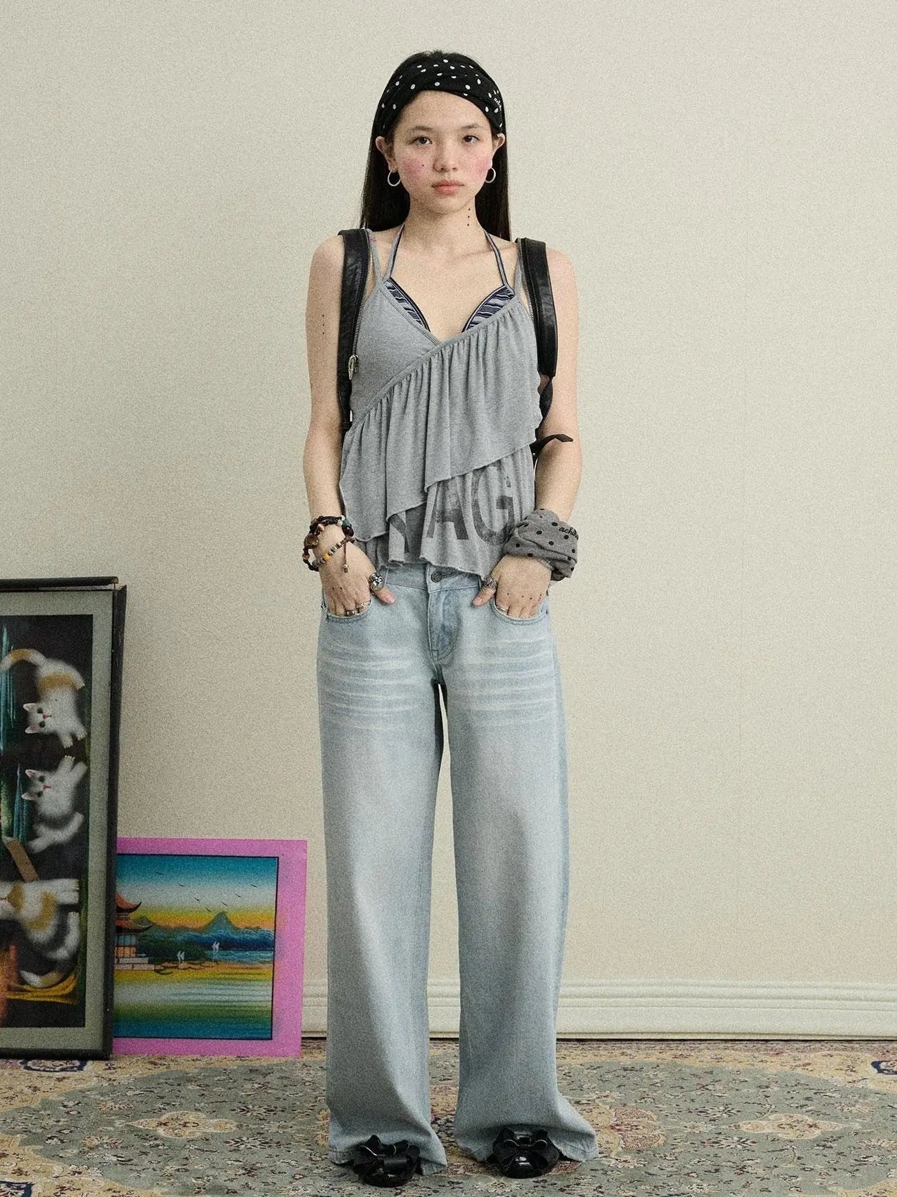 Breezy Wash Wide Leg Jeans