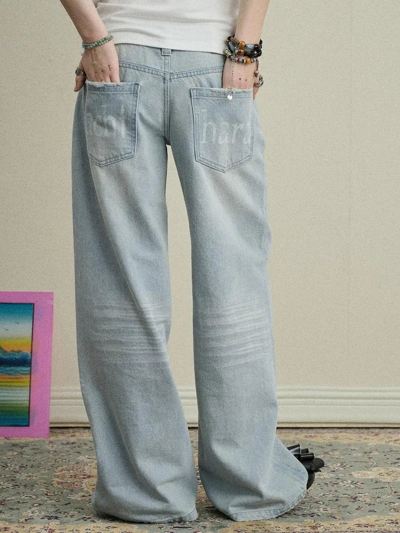 Breezy Wash Wide Leg Jeans