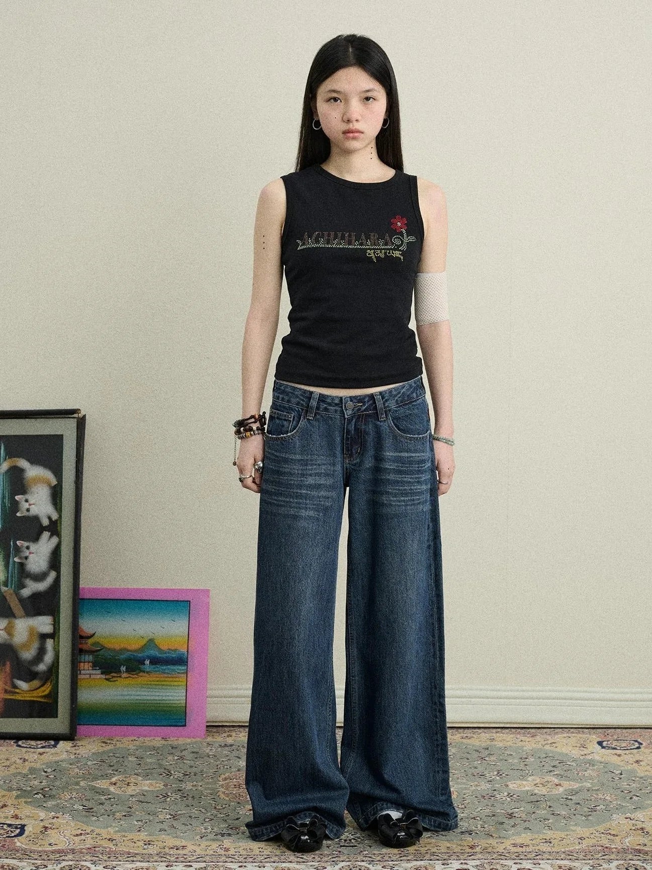 Breezy Wash Wide Leg Jeans
