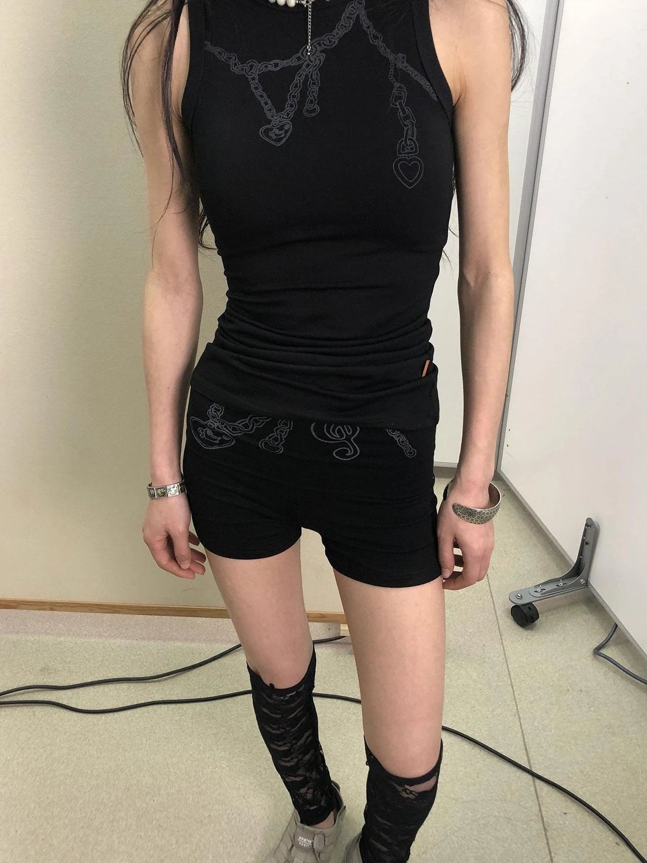 Breton Chain Romance Sleeveless Top