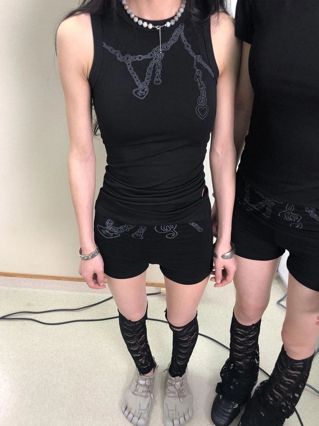Breton Chain Romance Sleeveless Top