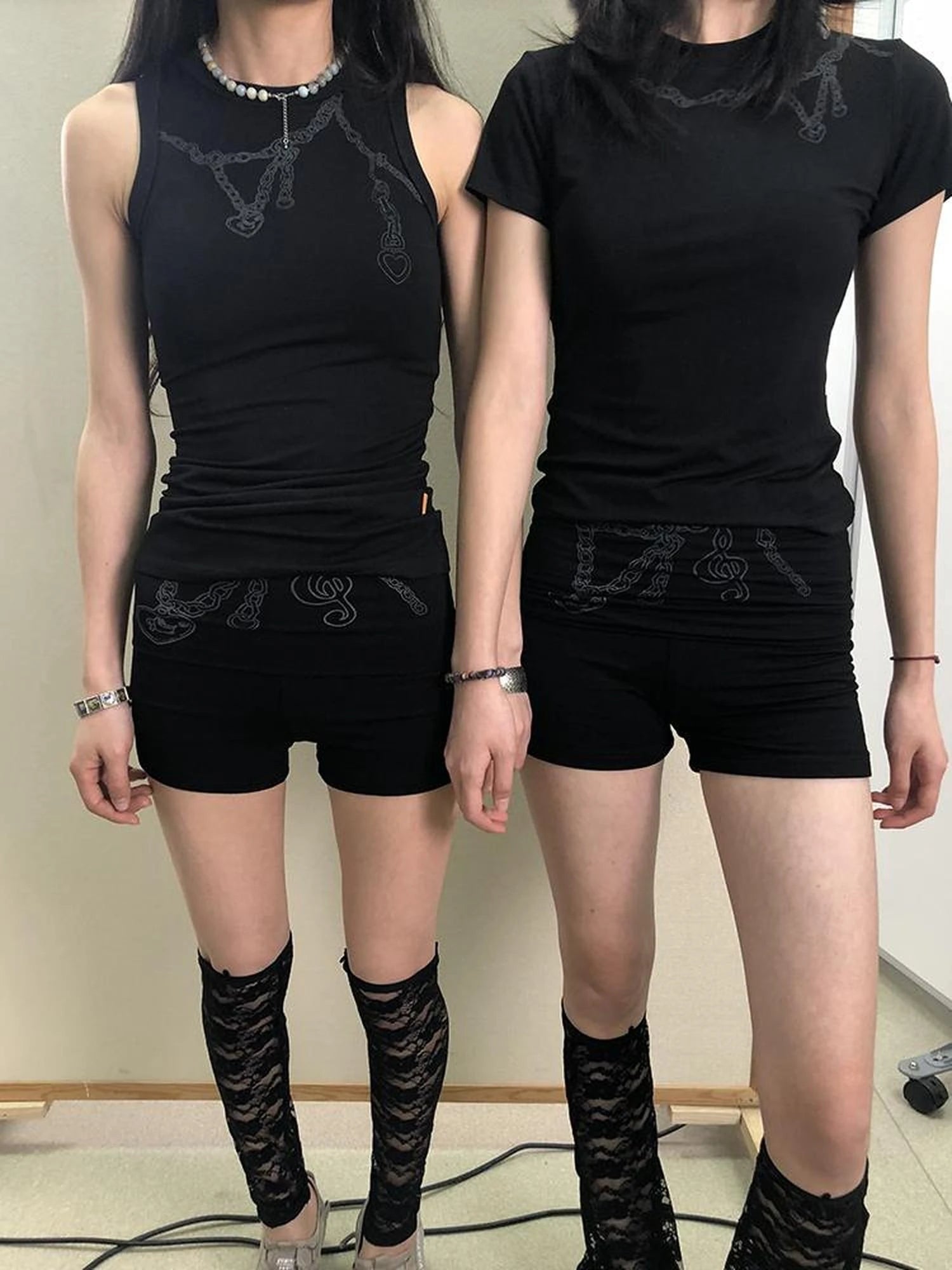 Breton Chain Romance Sleeveless Top