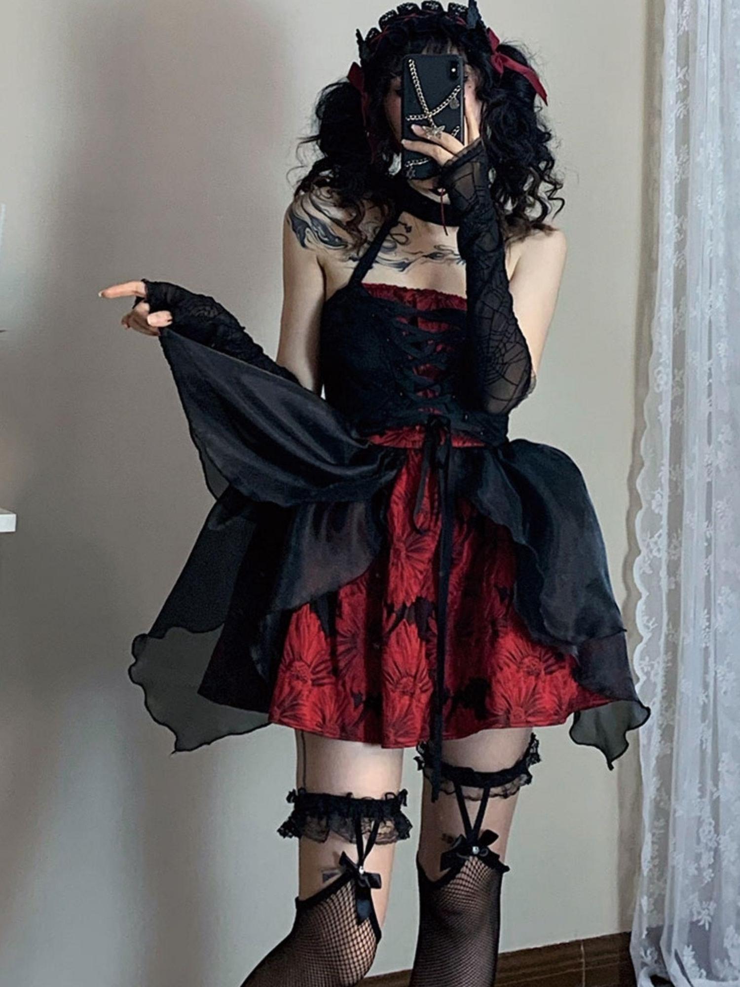 WSW WUSHENWU Butterfly Bloom Tulle Puff Mini Dress