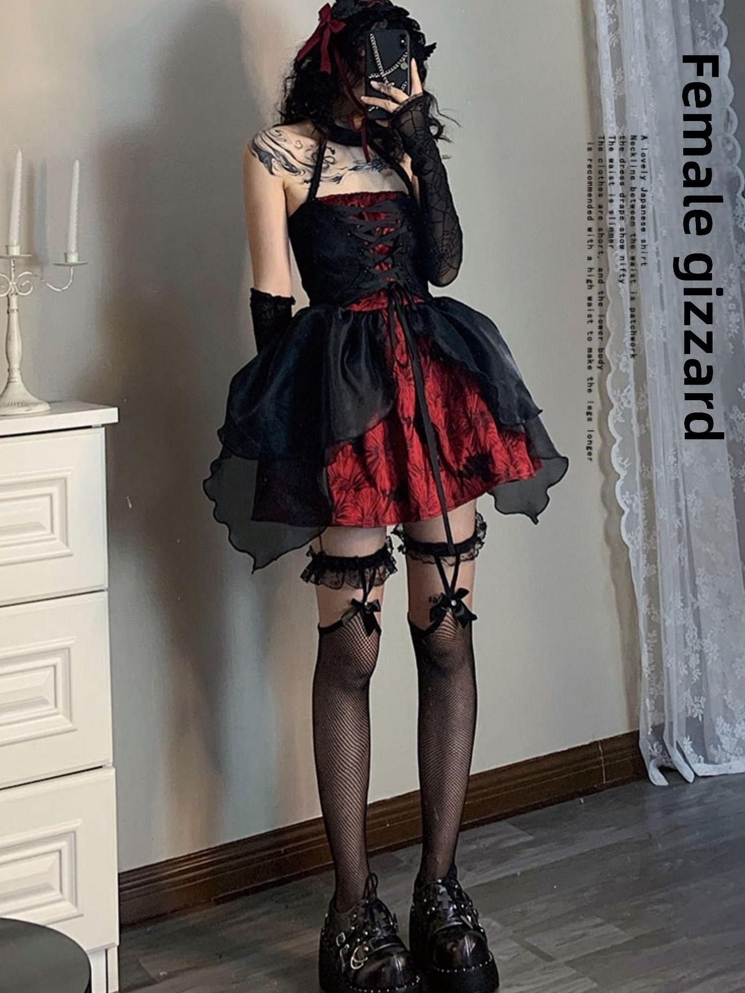 WSW WUSHENWU Butterfly Bloom Tulle Puff Mini Dress