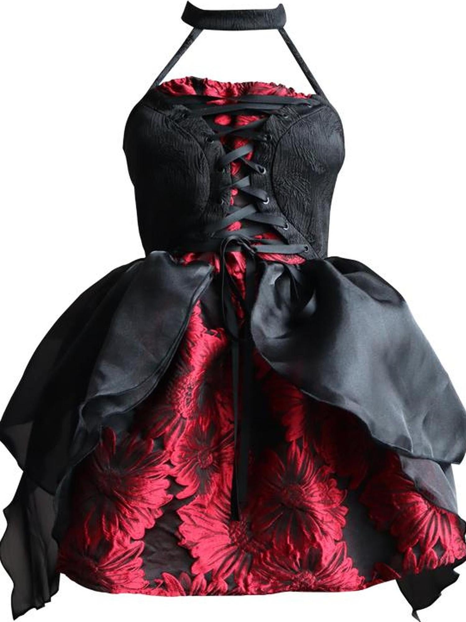 WSW WUSHENWU Butterfly Bloom Tulle Puff Mini Dress