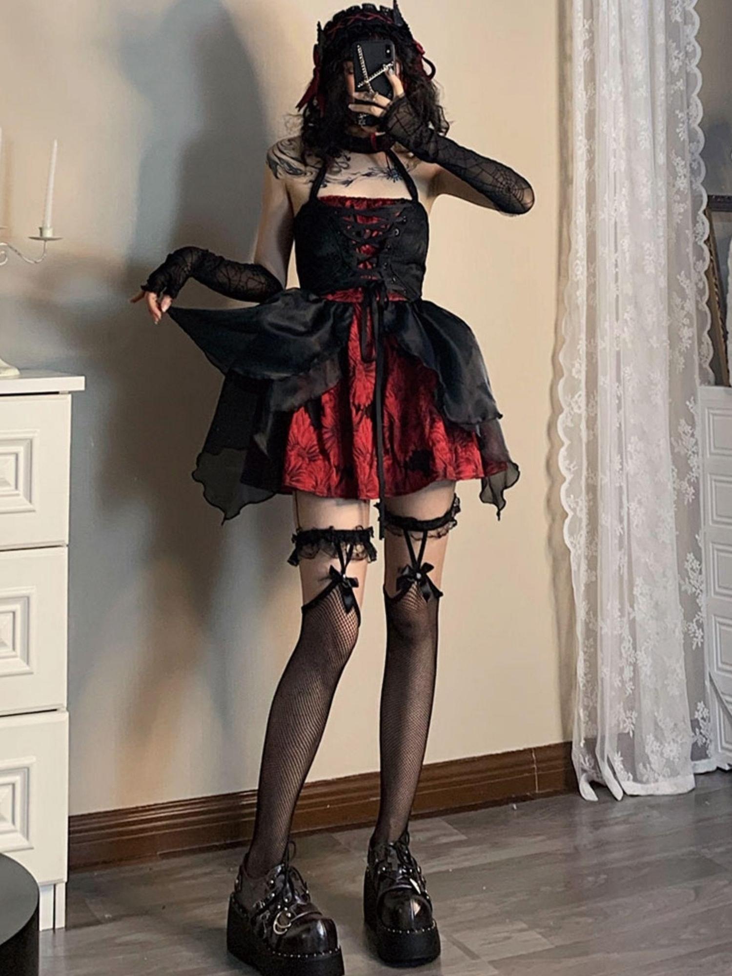 WSW WUSHENWU Butterfly Bloom Tulle Puff Mini Dress