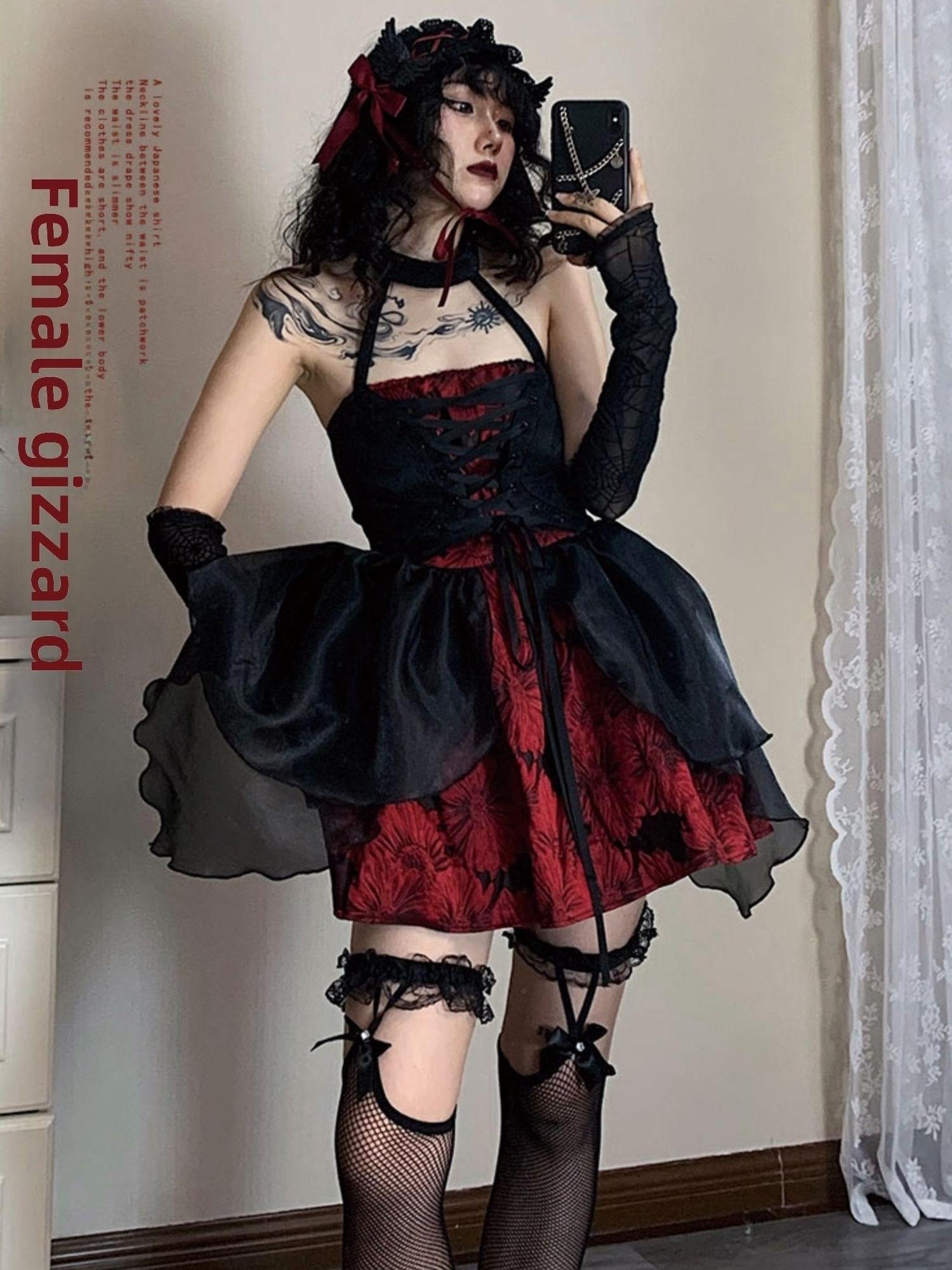 WSW WUSHENWU Butterfly Bloom Tulle Puff Mini Dress
