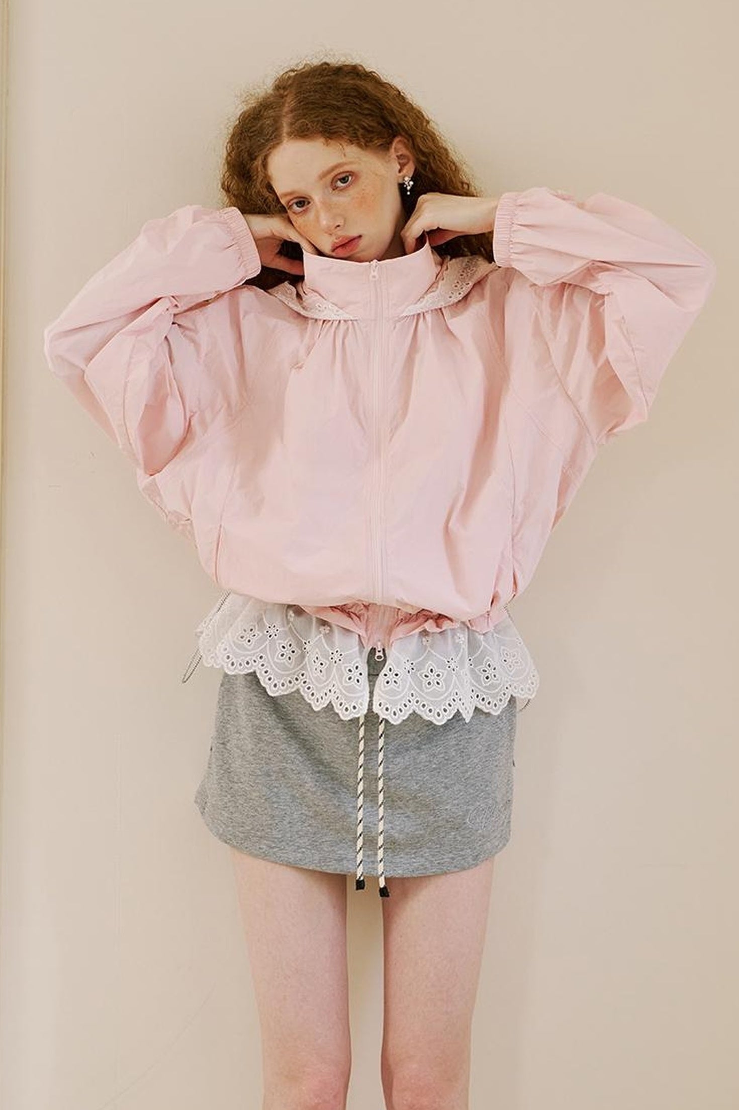 DIDDI MODA Butterfly Knot Off Shoulder Hoodie Split Hem Sport Skirt Set
