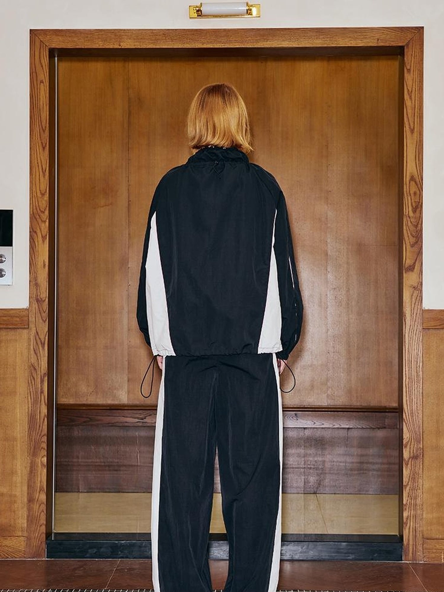 DIDDI MODA Butterfly Patchwork Colorblock Sporty Sunproof Set