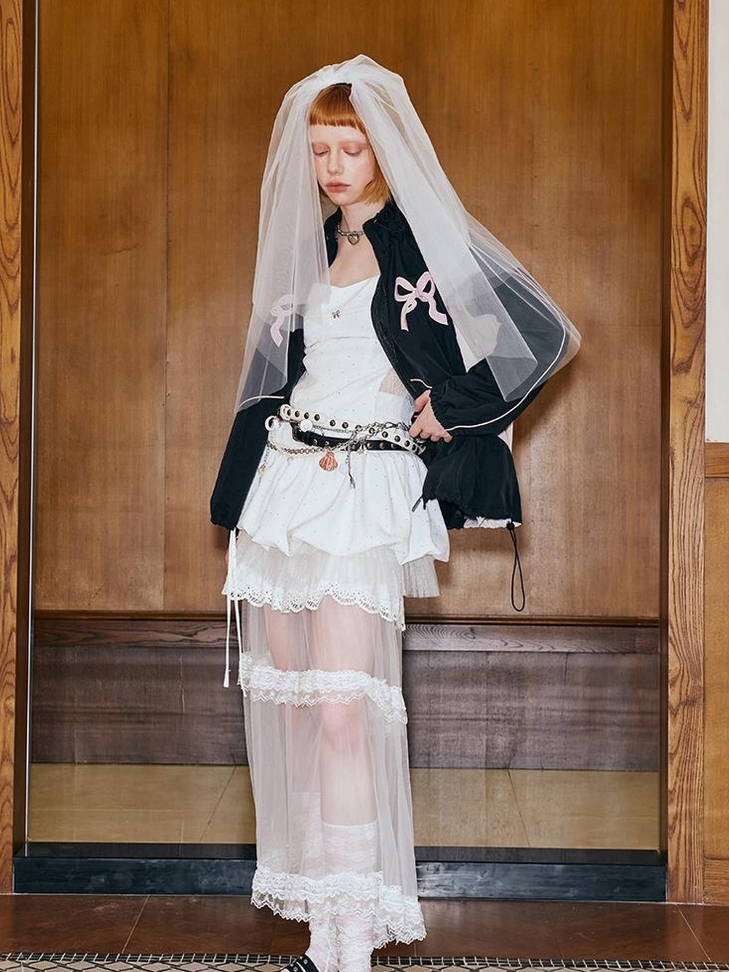 DIDDI MODA Butterfly Patchwork Colorblock Sporty Sunproof Set