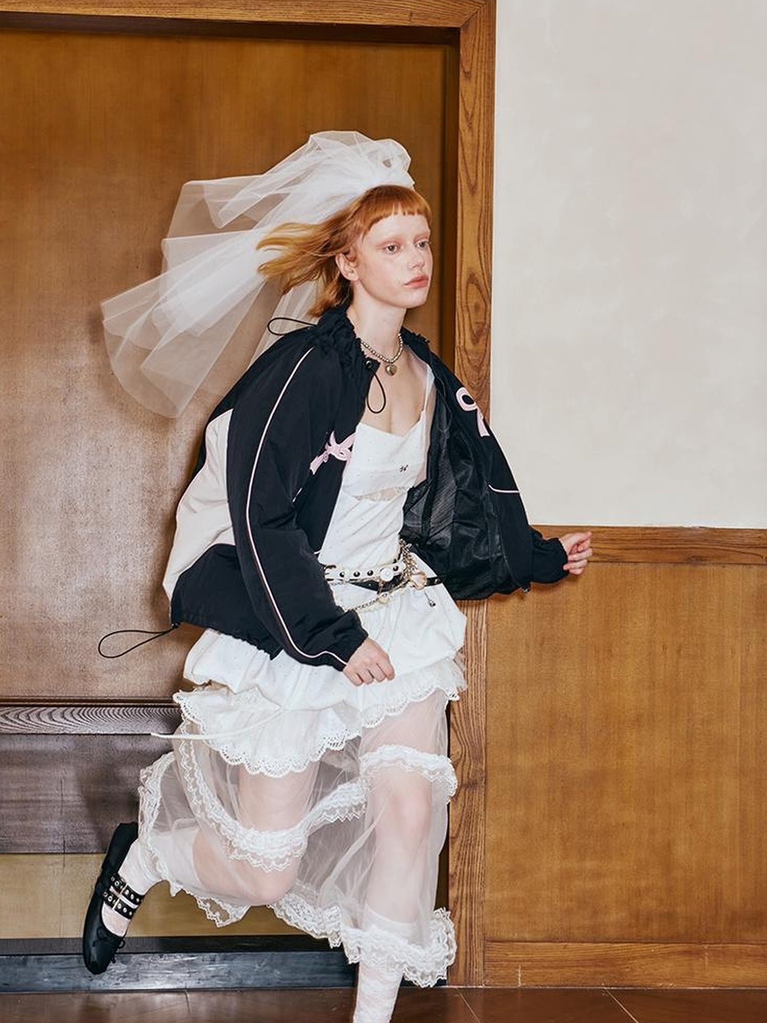 DIDDI MODA Butterfly Patchwork Colorblock Sporty Sunproof Set