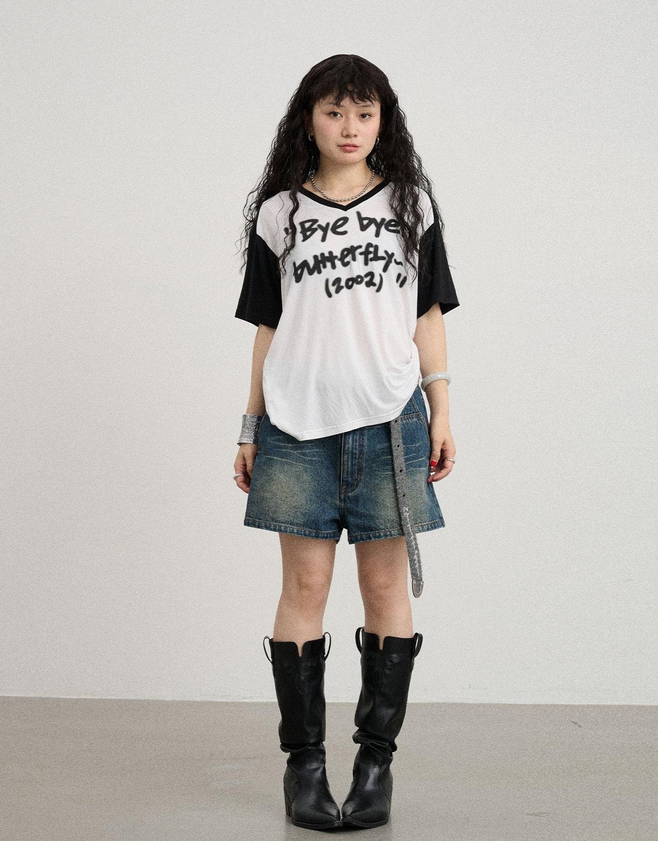 Achihara Bye Bye Paper Plane Tee